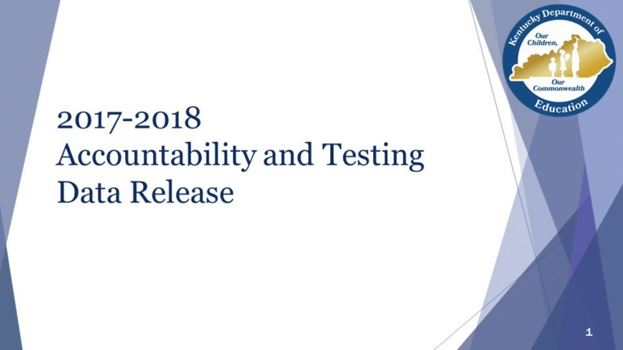 2017-2018 Accountability and Testing Data Release