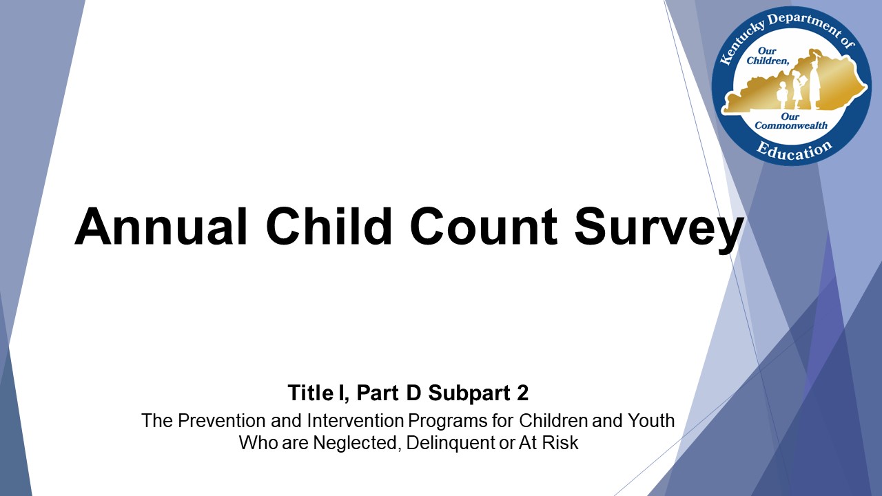 Annual Child Count Survey