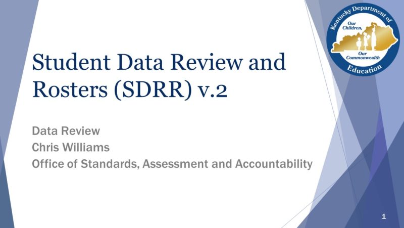 2019 Data Review-SDRR