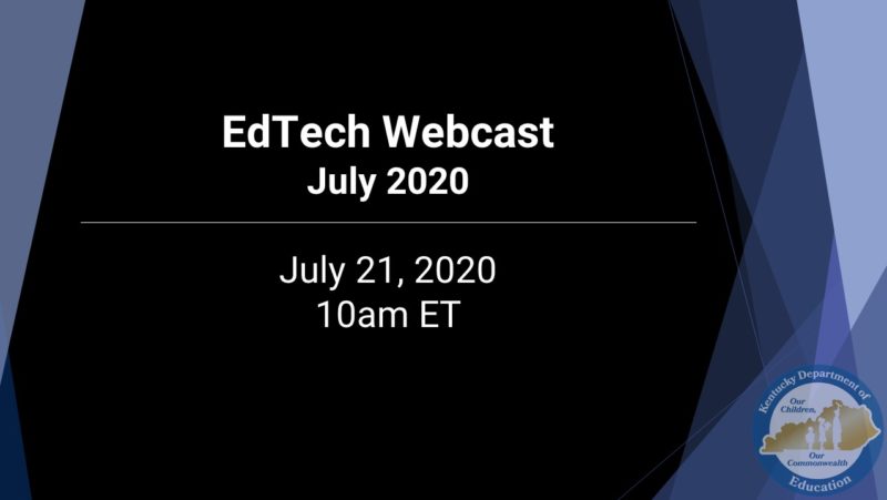 July Intro EdTech