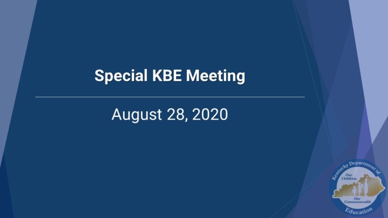 Special KBE Intro August 28