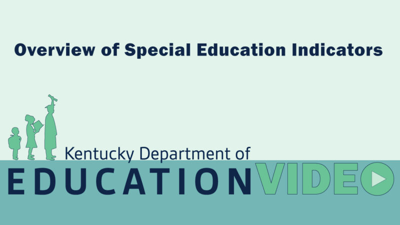 Overview of Special Education Indicators
