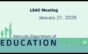 LSAC Meeting - January 27, 2026