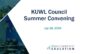 KUWL Council Summer - July 24, 2026